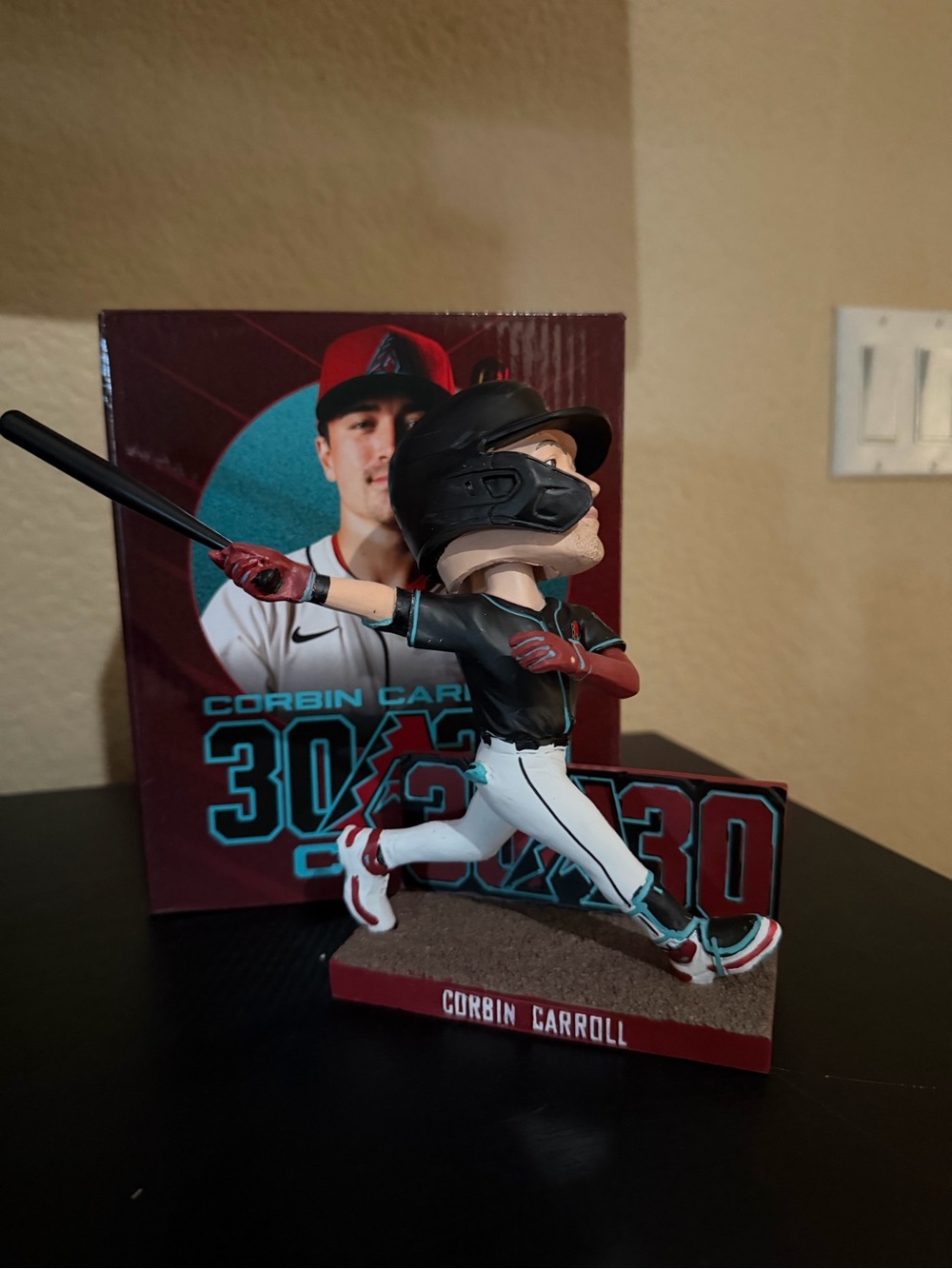 Corbin Carroll Arizona Diamondbacks 30/30 Hitter Bobblehead with Box